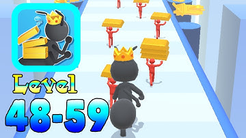 Tiny Run 3D Gameplay. Level 48-59. Best Hyper Casual Games and offline Mobile Games