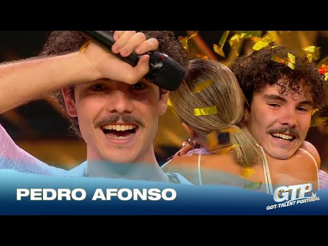 BOTÃO DOURADO! Pedro Afonso ganhou o botão dourado da apresentadora Sílvia Aberto |Audições| GTP2024
