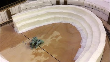 Model Railway Series# Building a hill/quarry wall Part 1