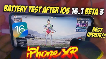 iPhone XR Battery drain Test After iOS 16.1 Beta 3 🔥 100% to 0%