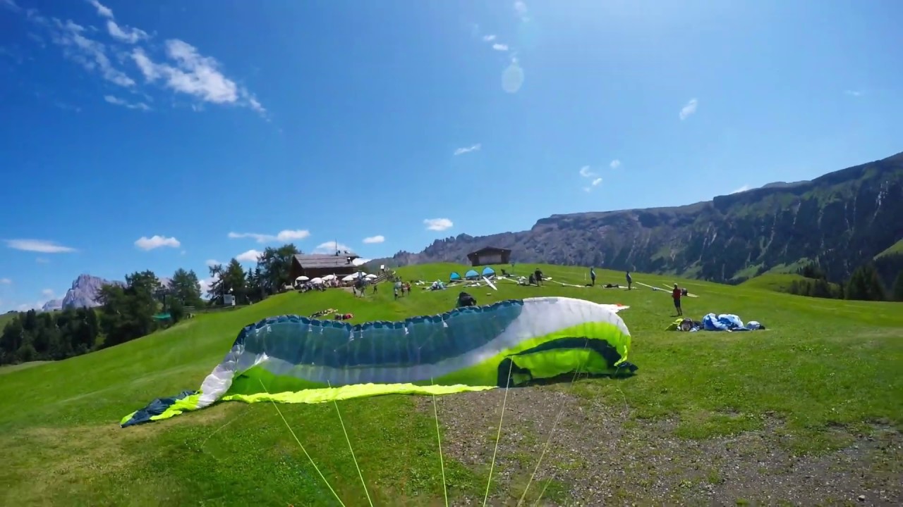 SeiserAlm -Schlern Gleitschirm