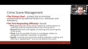 Criminal Investigation - Physical Evidence and the Crime Scene