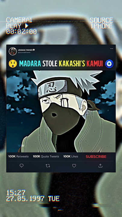 😲 MADARA STOLE KAKASHI'S KAMUI 🧿 #kamui #madara #kakashi #narutoshippuden #animeshorts