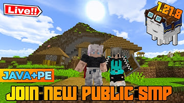 Join My 1.21 Public Smp | Minecraft Live Java + Pocket Edition | @rgs47ff