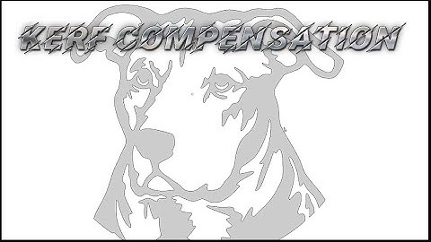 Kerf Compensation for CNC Art