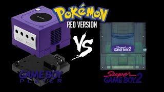 Pokémon Red - Game Boy Player vs Super Game Boy 2 (Redux)