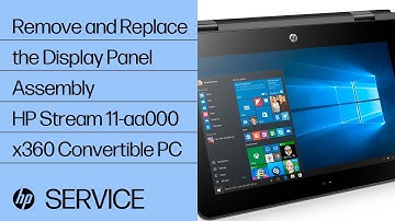 Remove and Replace the Display Panel Assembly | HP Stream 11-aa000 x360 Convertible PC | HP Support
