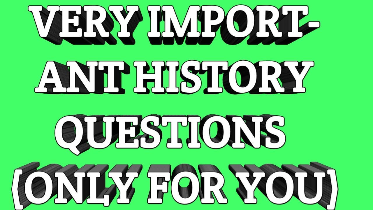 History Question 
