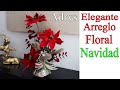 Elegante Arreglo Floral Navideño 🎄 Navidad DIY🎄