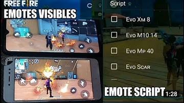 Free Fire Game Gardian Emote Script🔰| Free Fire Emote Script OB33🔥| GG Emote Script Visible To All😱