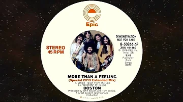 Boston "More Than A Feeling" New 2019 Extended Mix