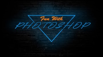 #funwithphotoshop #photoshop #photoshoptricks |Photoshop Tutorial Neon Text Effect|