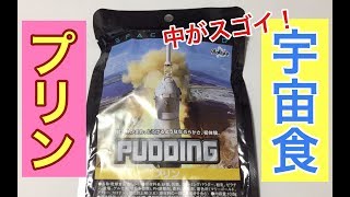 【宇宙食】宇宙に持って行けるプリンを食べたら見た目が完全にアレでした！