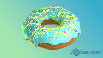 Doughnut Generator in Blender (Geometry Nodes for Beginners - part 4: Sprinkles and Icing)