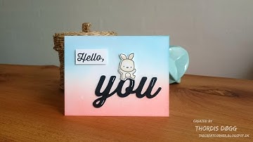 Soft Ink blending with Distress Inks