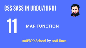 11 CSS SASS Map function | SASS in Urdu/Hindi
