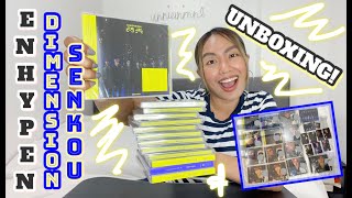 ENHYPEN DIMENSION : SENKOU UNBOXING! 🇯🇵 13 PCS OF ALBUMS! WITH OT7 SOLO JACKETS ✨