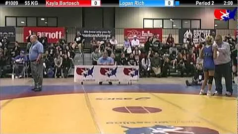 2011 U.S. Open SAT WM 55 KG: Kayla Bartosch vs. Lo...