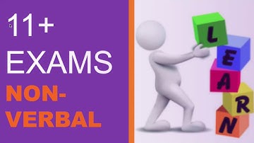 11 plus Exam Questions - Non-Verbal Reasoning Eleven Plus