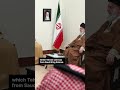 وزیر دفاع عربستان سعودی نامه ای را به آیت الله علی خامنه ای رهبر ایران تحویل داد