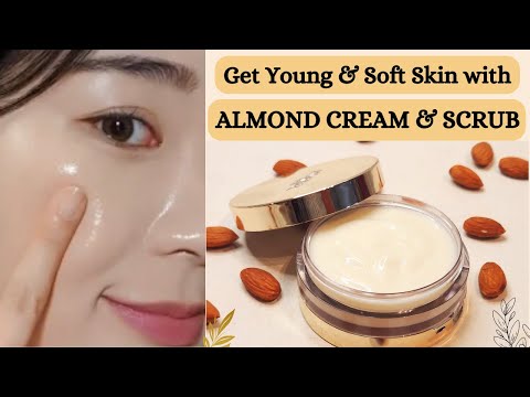 Best Anti aging & Glowing Skin Almond Night cream | DIY Skin Whitening & Anti aging Cream #antiaging