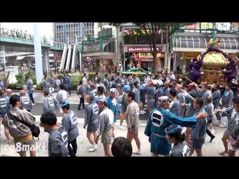 平成28年千住神社例大祭 二之宮渡御 千住二丁目