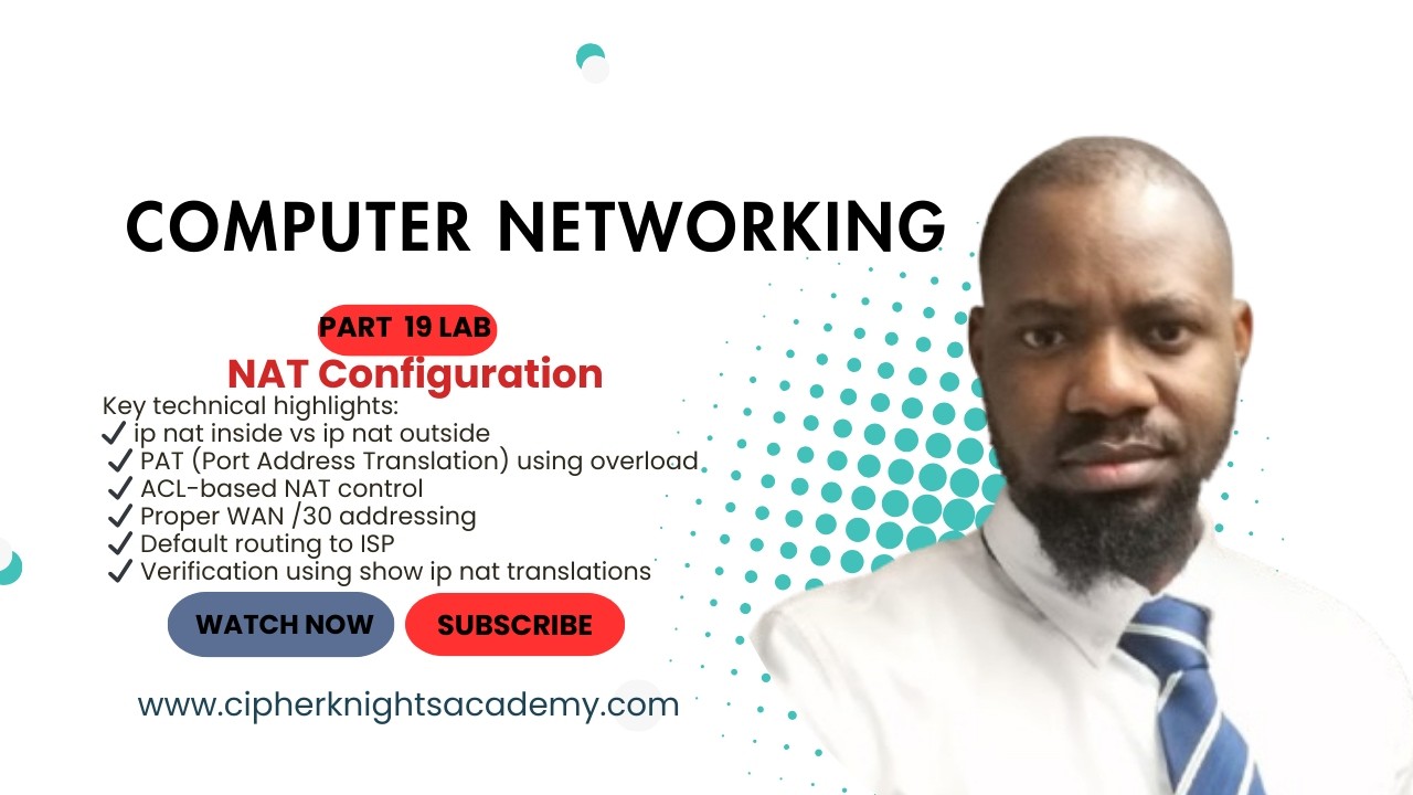 Part 19 lab, NAT Configuration – The Technology That Makes the Internet Work