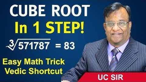 Cube Root of 6 digits #tricks Learn in 1-Step | quick Cube Roots | Instantly Vedic #maths  #video