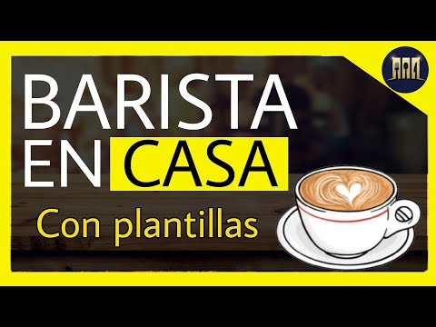 PLANTILLAS Para CAPPUCCINO // BARISTA en Casa 