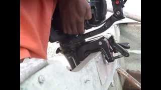 How to install outboard Motor on boat