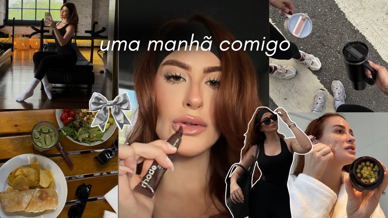 uma manhã comigo | rotina, pilates e encontros 