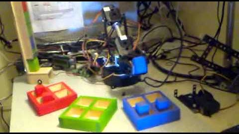 Labview controlled colour sorting robotic arm