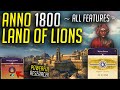 ANNO 1800 - LAND OF LIONS GAMEPLAY - ALL NEW FEATURES