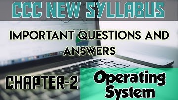 CCC IMPORTANT QUESTIONS AND ANSWERS, CHAPTER-2