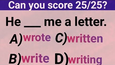 "25 Most Important English Grammar MCQs | English Quiz for Competitive Exams & Beginners