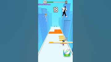 Roof Rails Lv-114 | Never Give Up ☺️ part-87 #shorts #games #roofrails