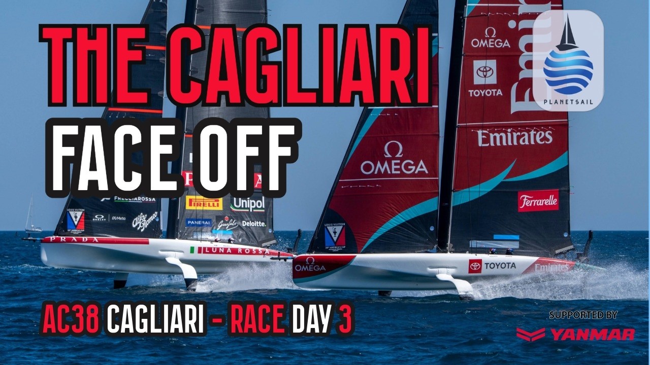 ⁣Final Call in Cagliari - AC38 Preliminary Event - Race Day 3