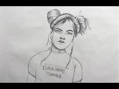 How To Draw Cute Girl Face Step By Step Pencil Sketch