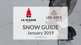 Guide to La Plagne in January / La Plagne en Janvier | SnowGuru