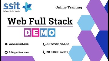 Web Full Stack Training Demo || SSIT Software Online Training @ 27/04/2023