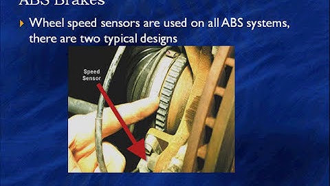 02 Wheel Speed Sensor Operation