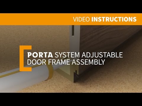 Porta SYSTEM Adjustable door frame assembly [VIDEO INSTRUCTIONS]