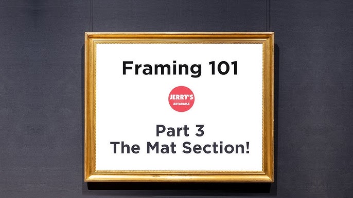 Framing Techniques for Artists: Matting and Mounting - Woodstock School of  Art