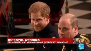 UK Royal wedding: Prince Harry awaits his bride in the Windsor Chapel UK Royal wedding: Prince Harry awaits his bride in the Windsor Chapel