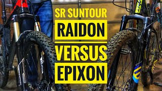 SR Suntour Raidon Versus Epixon - Air Fork Comparison