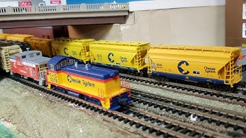MODEL TRAINS My N Scale Chessie System and Seaboard System Trains