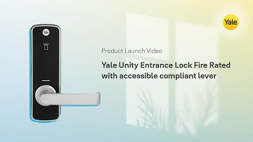 Yale Unity Entrance Lock Fire Rated with accessible compliant lever