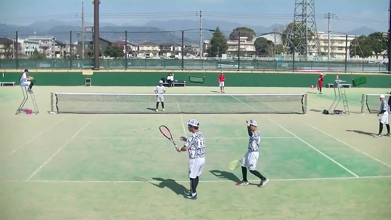 2025/3/2 小田原大会　個人戦 3回戦　中村・高倉　対　森・松崎