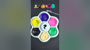 Guess the mixed color of Squid Game 2 （Part 4） #squidgame #squidgame2 #colormixing #satisfying