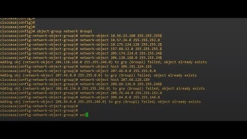 Subnetsnwgroup.org online tool that generates CLI Scripts for CiscoASA Network Object group.